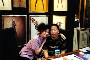 Sorayama with Olivia